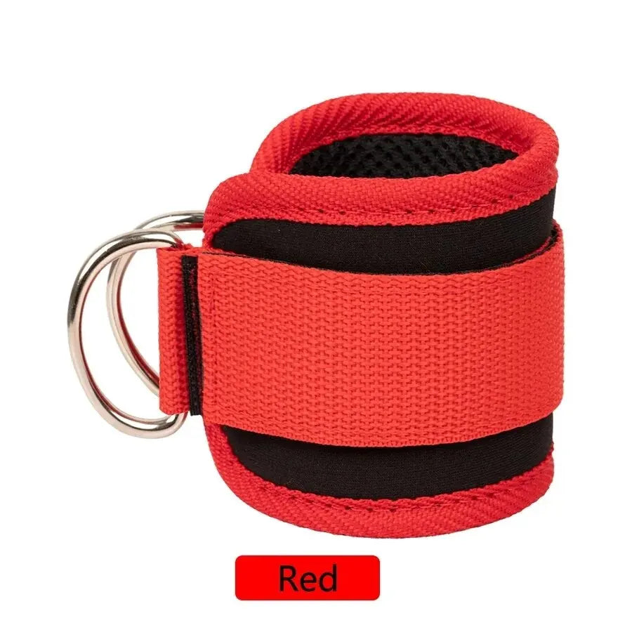 Fitness Ankle Straps Adjustable D-Ring Support Cuffs Gym Leg Strength Workouts Pulley With Buckle Sports Guard Safety Abductors